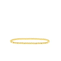 4mm Brass Beaded Ball Bracelet