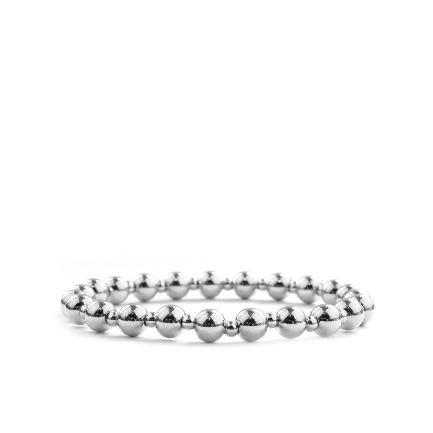 6mm Multi Size Beaded Ball Bracelet