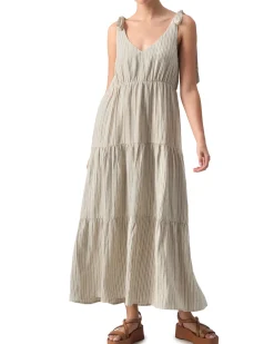 Move Your Body Striped Maxi