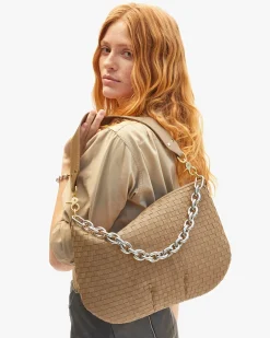 Moyen Messenger Woven Checker ~ Clay