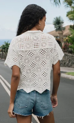 Nan Top ~ Diamond Crochet