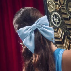 Natalia Bow Barrette ~ Capri Blue