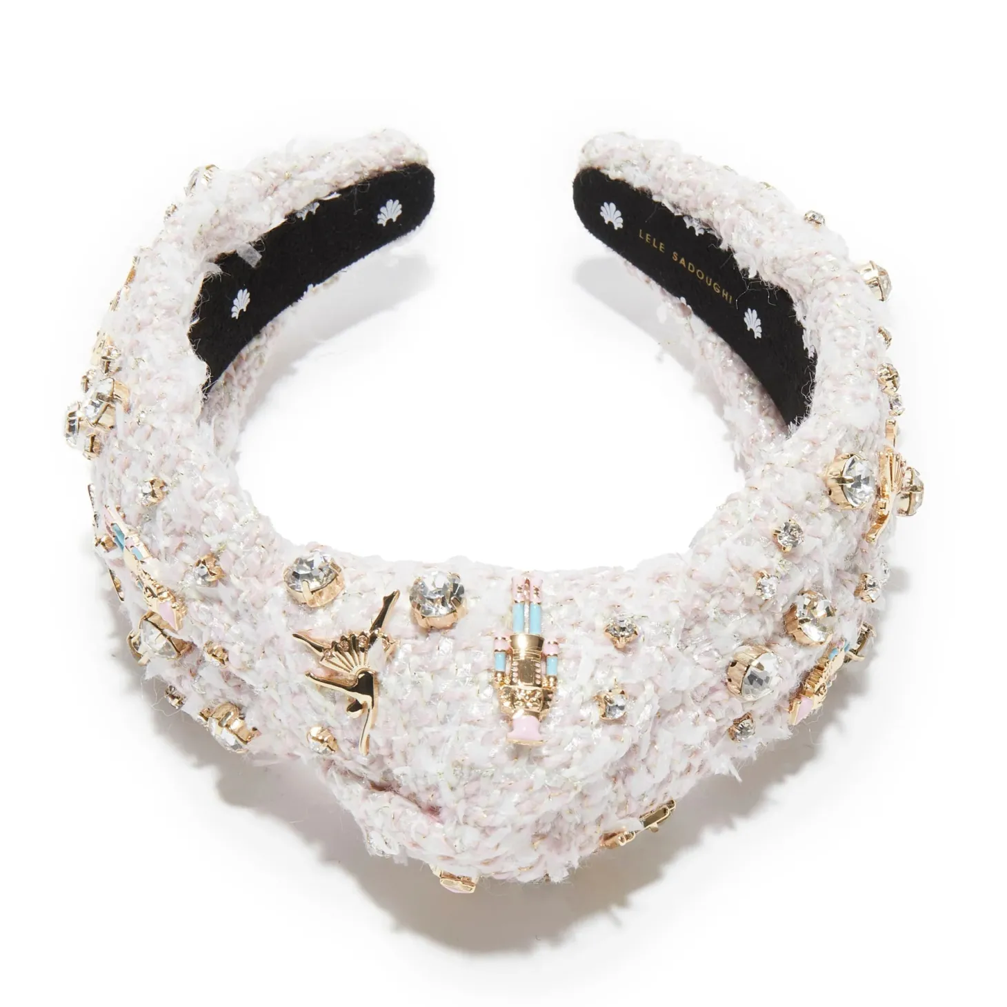 Nutcracker Embellished Knotted Headband ~ Ivory