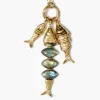 Orris Charm Necklace ~ Labradorite