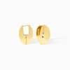 Oval Hinge Closure Earring