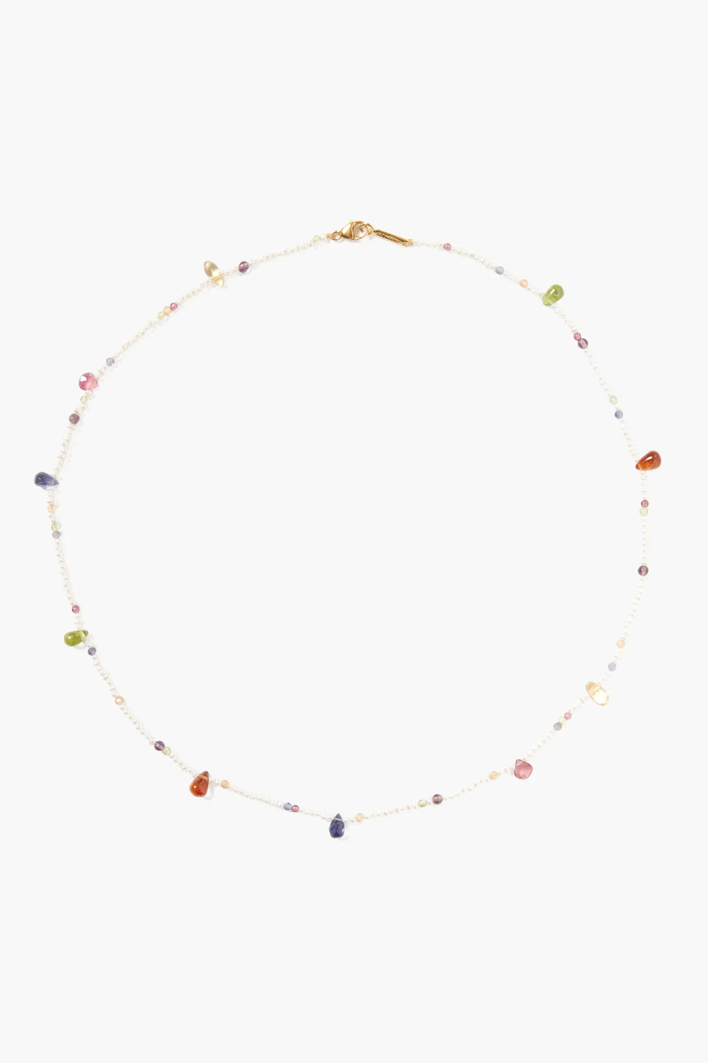 Pearl and Gemstone Necklace ~ Multi