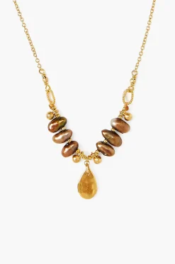 Pearl Tear Drop Pendent Necklace