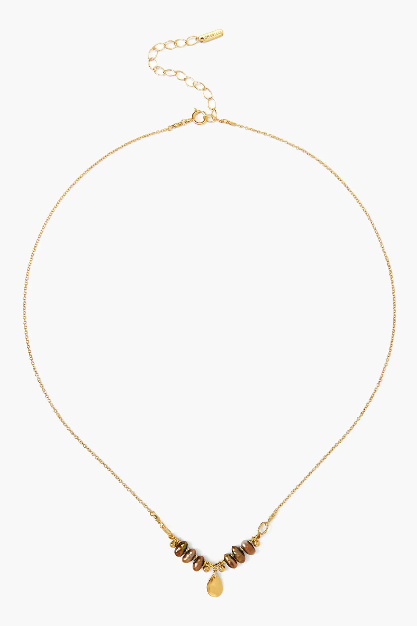 Pearl Tear Drop Pendent Necklace