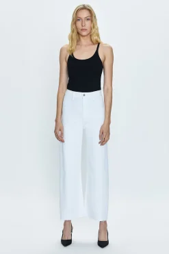 Penny Crop High Rise Wide Leg - Blizzard