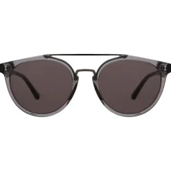 Puglia Sunglasses ~ Mercury/Gunmetal/Grey Flat