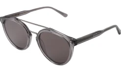 Puglia Sunglasses ~ Mercury/Gunmetal/Grey Flat