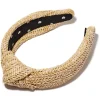 Raffia Knotted Headband ~ Natural