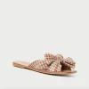 Rima Bow Sandal ~ Brown Gingham