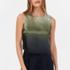 Romilly Cropped Top ~ Caspian Ombre