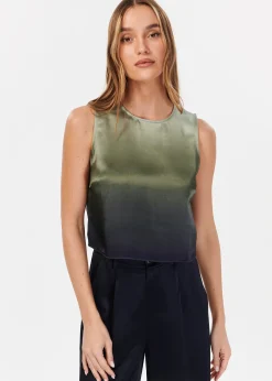 Romilly Cropped Top ~ Caspian Ombre