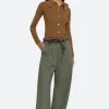 Samaka Pants W/ Belt ~ Thyme