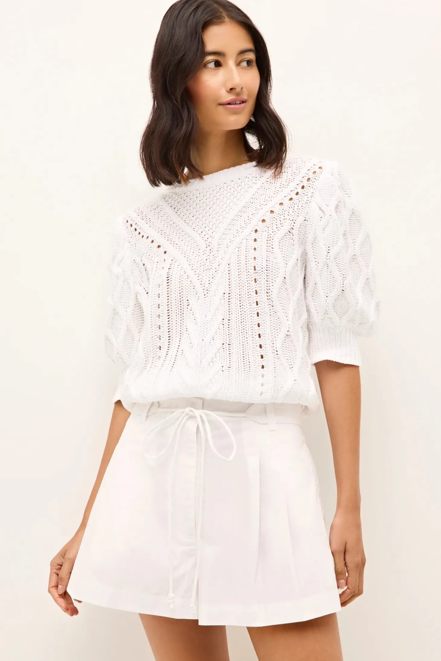 Sammie Sweater ~ White
