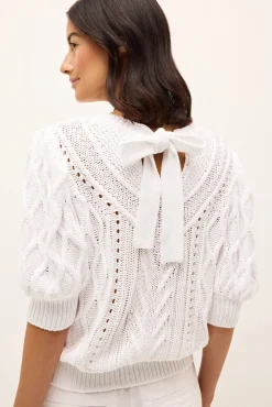 Sammie Sweater ~ White