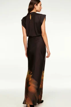 Sierra Skirt ~ Yellow Rose Satin