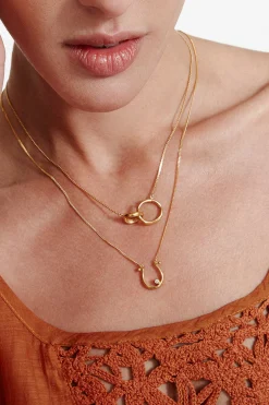 Single Diamond Necklace ~ Yellow Gold