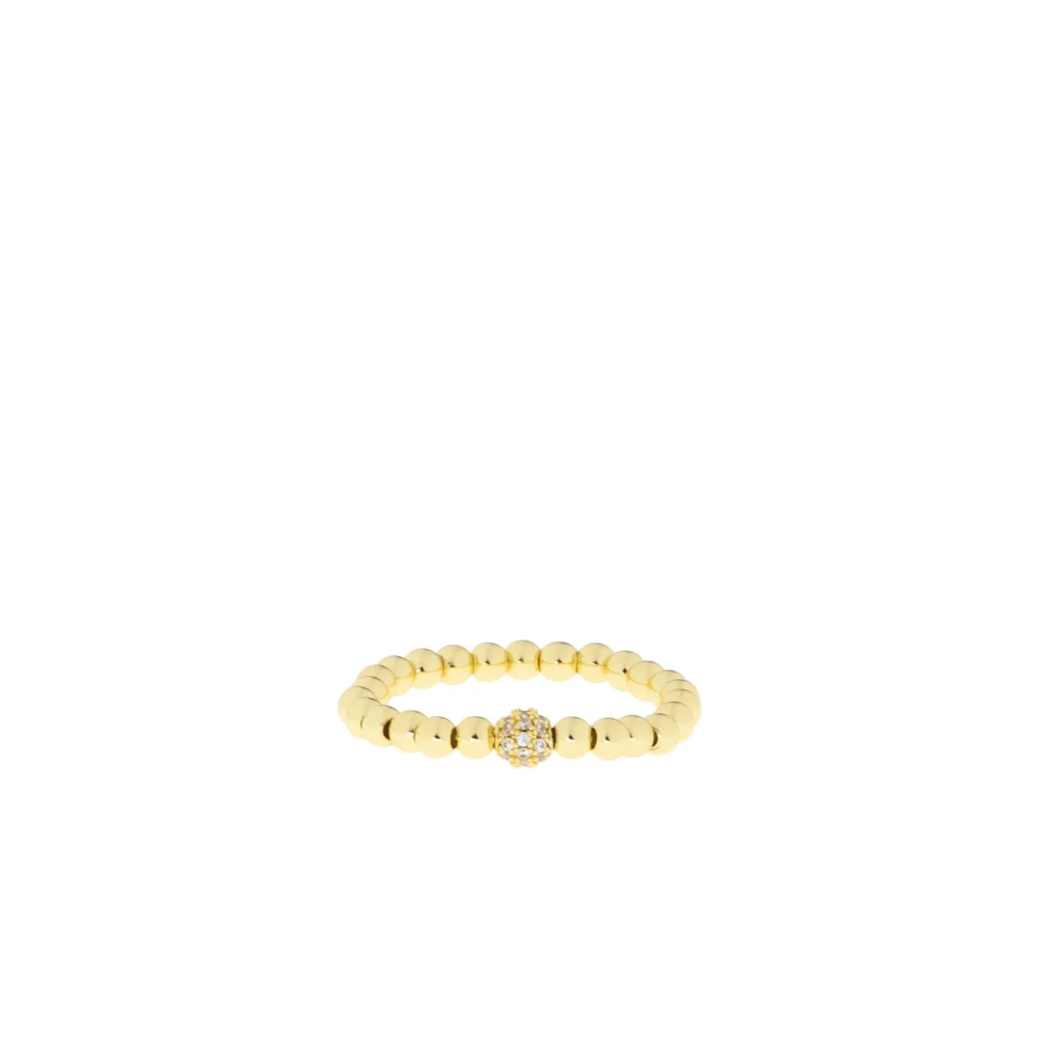Single Pave Stretch Ring