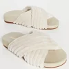 Sintra Chunky Cross-Over Pool Slide ~ Ivory
