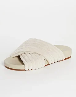 Sintra Chunky Cross-Over Pool Slide ~ Ivory