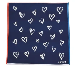 Sketch Hearts Scarf