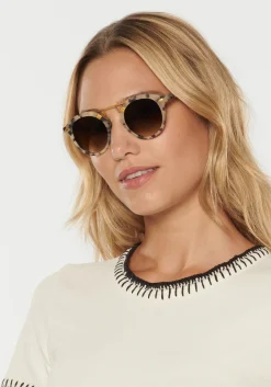 St. Louis Sunglasses ~ Matte Oyster 24k