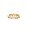 Sterling Pave Heart Band Ring