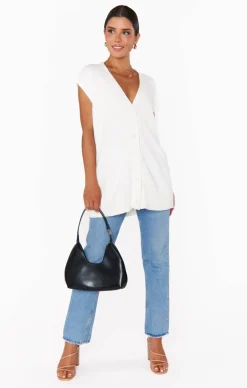 Steve Sweater Dress ~ White