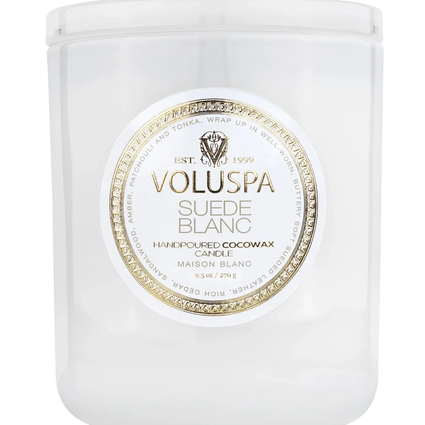 Suede Blanc Classic Candle