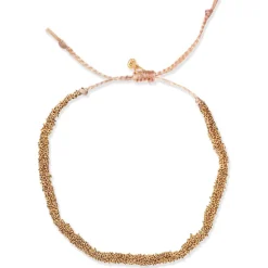 Sunee Braided Bracelet ~ Peach