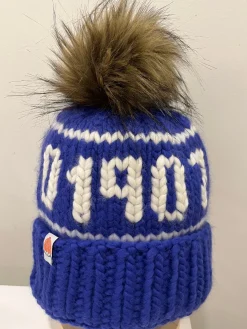 Swampscott 01907 Pom Pom Hat - Royal