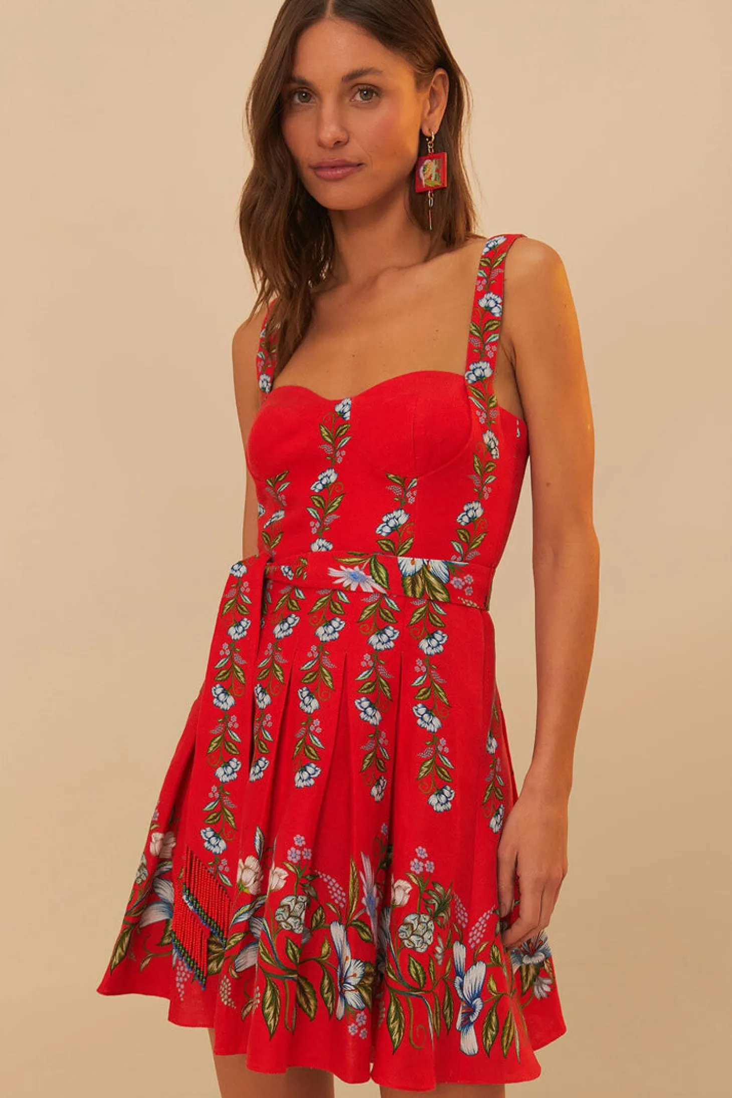 Sweet Bloom Bouquet~ Red Sleeveless