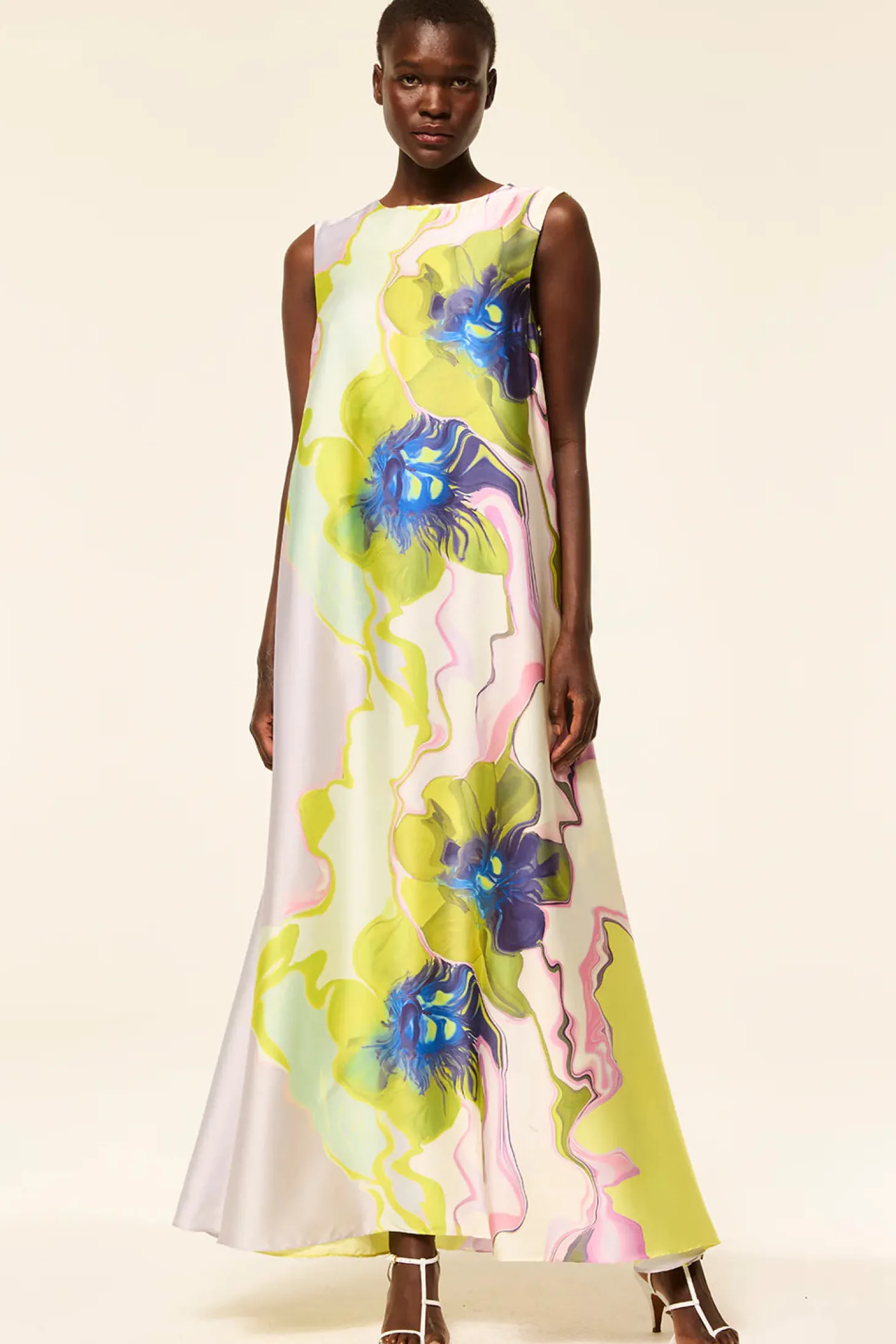 Sylvie Dress ~ Marble Flora