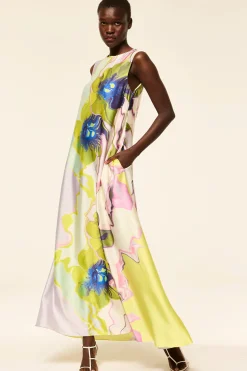 Sylvie Dress ~ Marble Flora