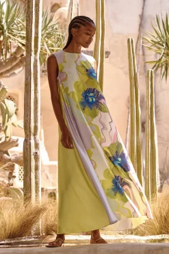 Sylvie Dress ~ Marble Flora