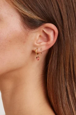 Tear Drop Huggie Hoops