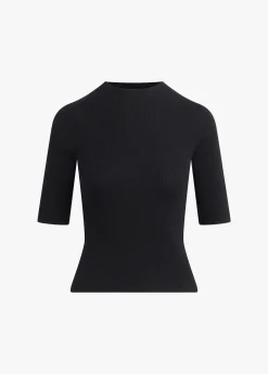 The Amelia Crewneck Top ~ Black