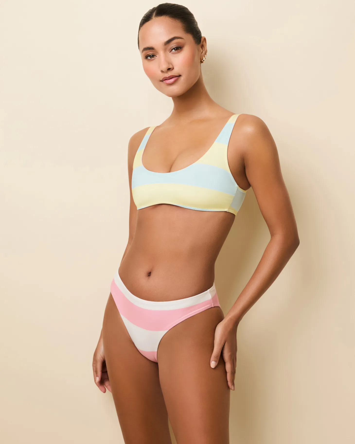 The Elle Bottom Reversible ~ Gelato / Stripe