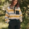 The Excursion Pullover ~ Meadow Stripe