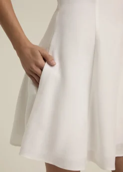 The Favorite Mini Linen Dress ~ White
