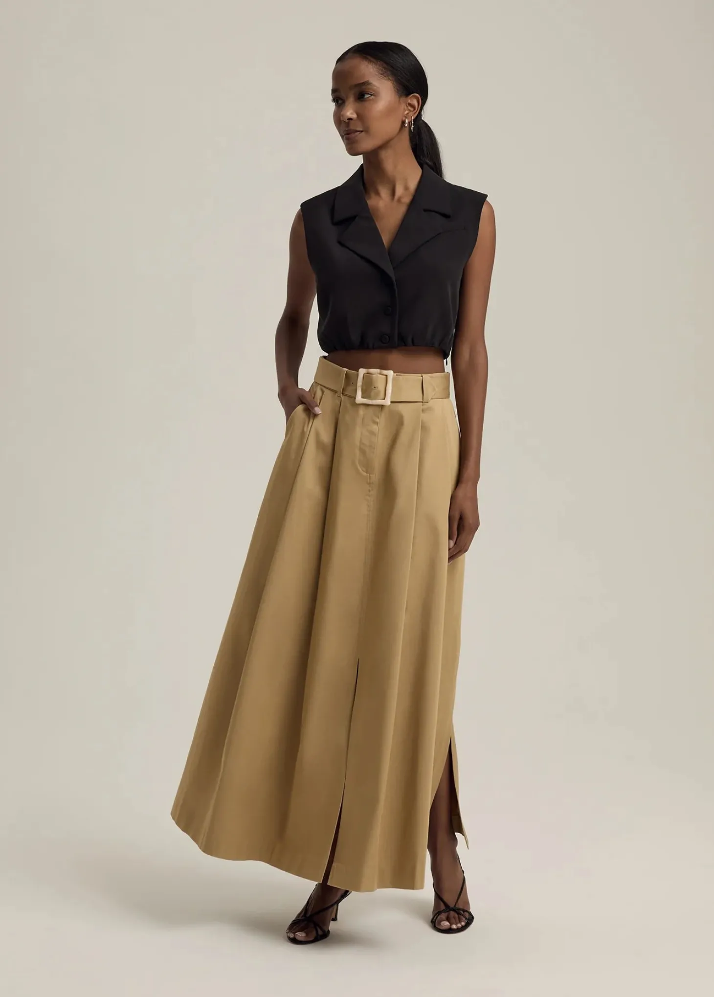 The Gabby Skirt ~ Sand