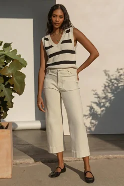 The Marine Pant - Bleached White