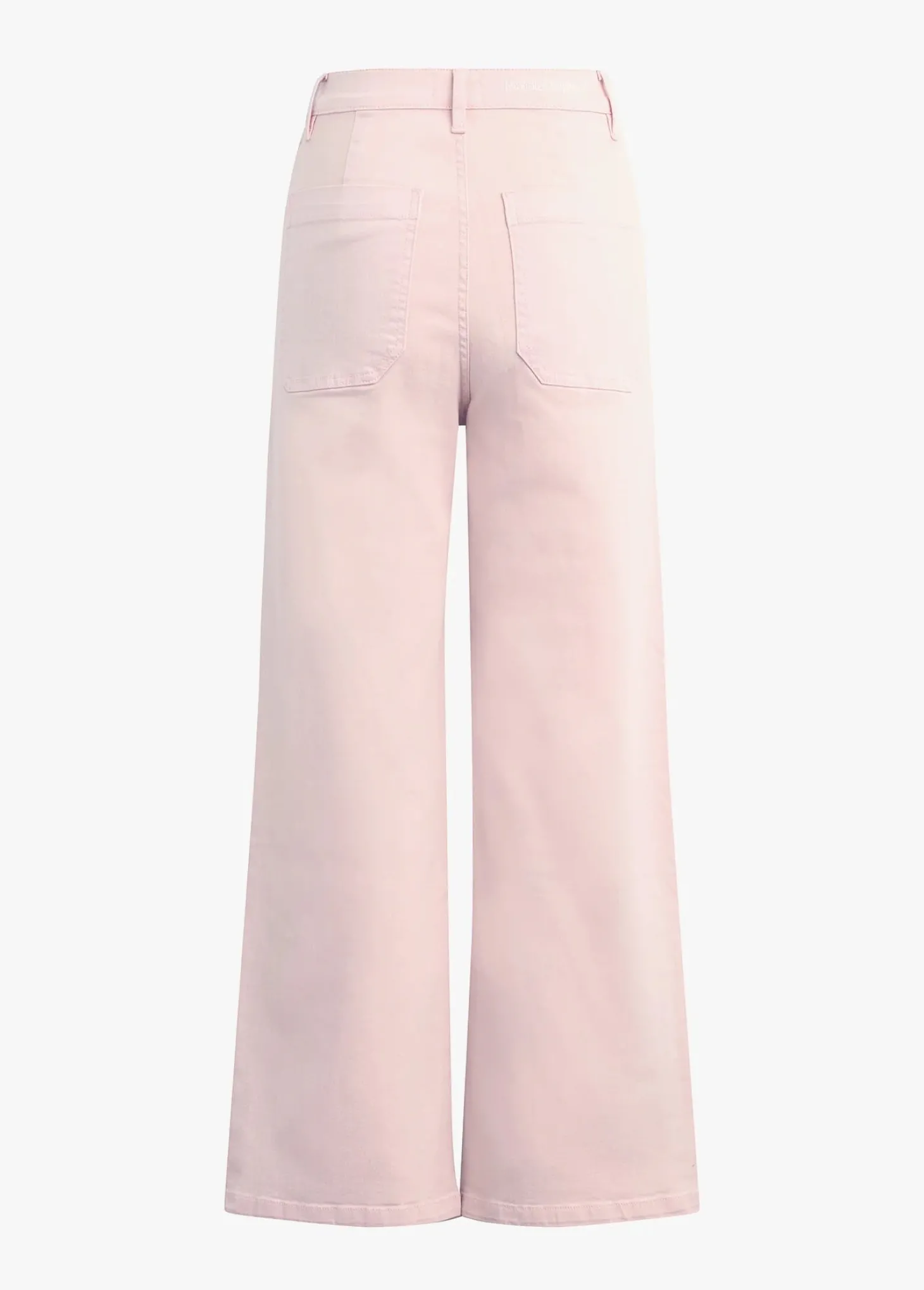 The Mischa Super High Rise Wide Ankle ~ Pale Pink