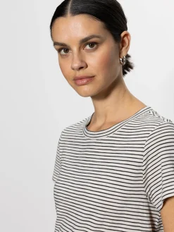 The Perfect Tee Pumice Stone/Black Stripe