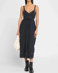 The Reyes Studded Dress ~ Black
