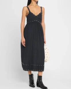 The Reyes Studded Dress ~ Black