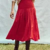 The Rhythm Skirt ~ Red Rose
